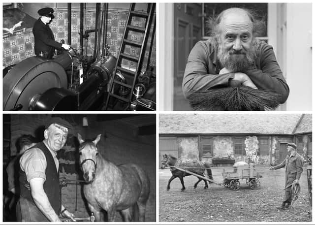 Masters of the old trades - from the farrier to the lighthouse keeper.