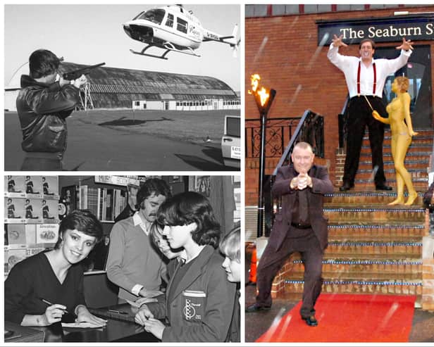 We are expecting your memories on these Sunderland retro links to James Bond.