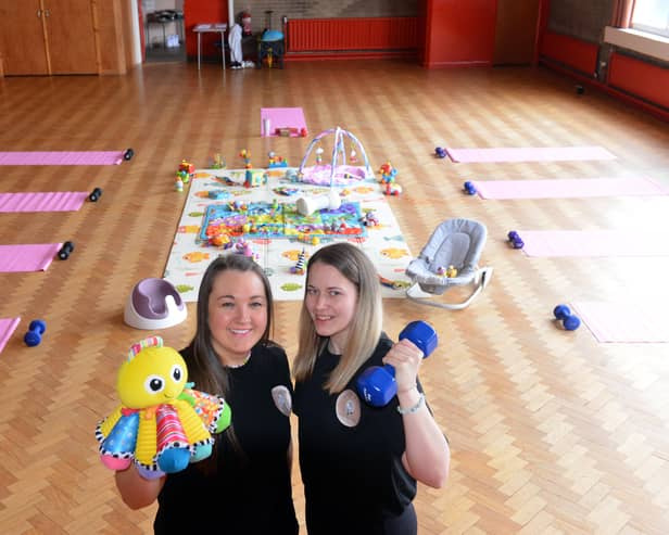 Eleanor Birch and Alice Hill have started Peachy Mums offering exercise classes and advice on breast feeding and healthy sleeping at Fulwell Methodist Church.