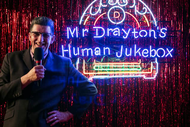 Steve Drayton hosts Mr Drayton’s Human Jukebox, a Cultural Spring project from 2016