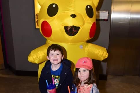 Xander and sister Phoebe McKenzie joined Pikachu at the annual superhero Minicon at Empire Cinema, Sunderland, in 2019.