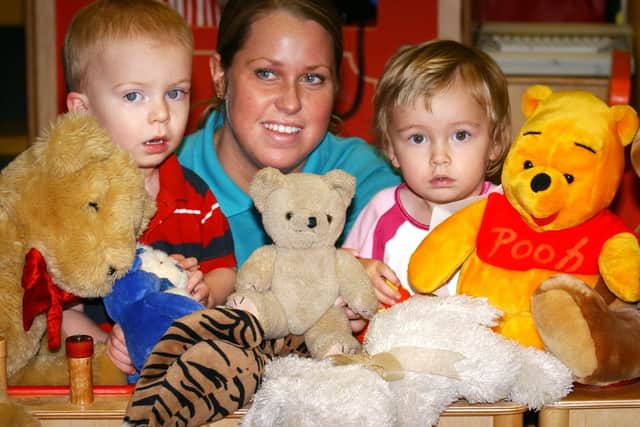 Winnie the Pooh was just one of the bears joining in with the Fulwell Grange Kindergarten Teddy Bear's picnic in 2003.