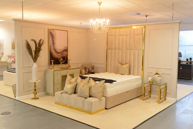 As well as accessories, there’s large items such as beds and sofas to browse