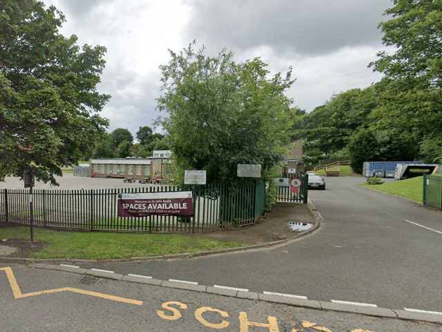 St John Boste Catholic Primary School has been judged as outstanding in all areas by Ofsted.

Photograph: Google