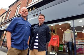 Aphrodite owner brothers Duncan and Andrew McKenzie (right) when the business celebrated 25 years of business