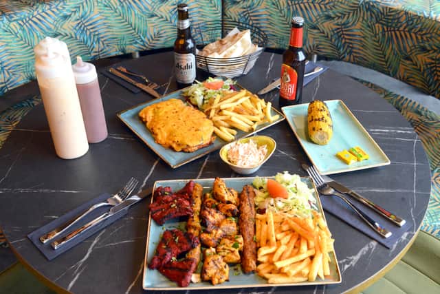 A parmo, mixed grill and sides at Grill ‘N’ Chill
