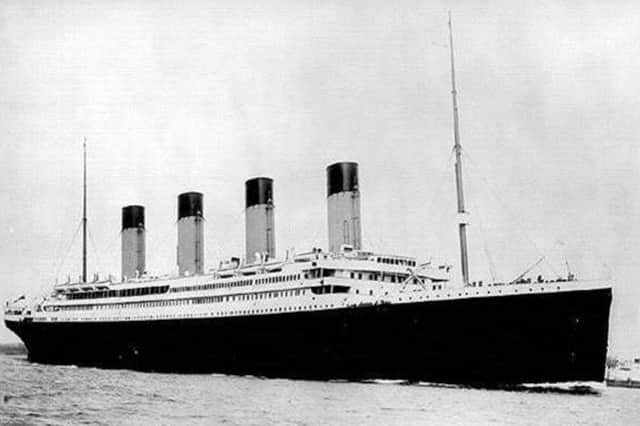 The Titanic which sank in 1912, with the loss of more than 1,500 lives.