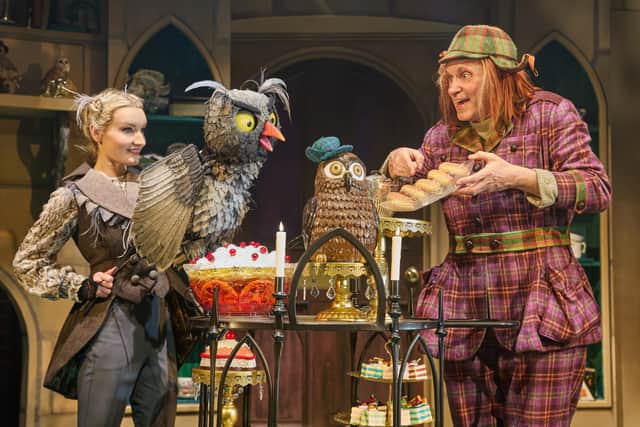 Wagner and Alberta in Awful Auntie. Photo by Mark Douet
