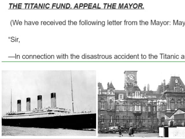 Sunderland's response to the 1912 Titanic disaster.