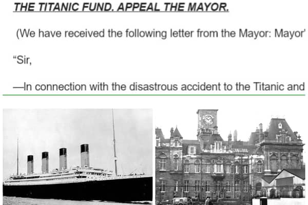 Sunderland's response to the 1912 Titanic disaster.