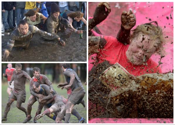 Faces you might recognise - or maybe not judging by the amount of mud in these Echo retro photos.