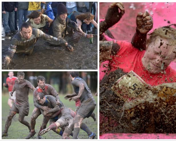 Faces you might recognise - or maybe not judging by the amount of mud in these Echo retro photos.