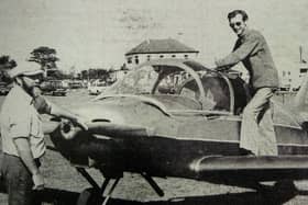 The doctor who had a hobby with a difference - building his own plane.