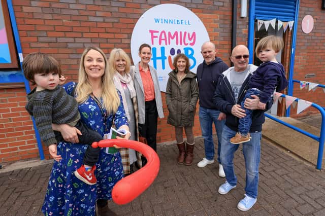Submitted picture from the opening of the Winnibell Family Hub.