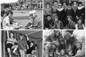 Nineteen scenes from Wearside schools spanning from 1970 to 1979.