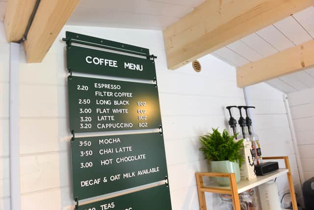 Fern serves a range of speciality coffees and teas