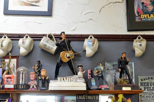 Customers often bring in Elvis trinkets