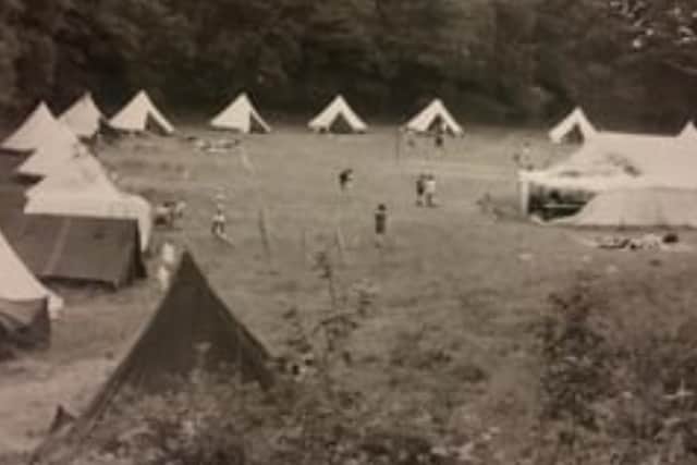 One of the camps in the 1980s.
