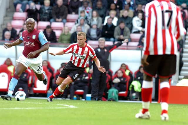 Lee Cattermole in action for Sunderland in 2010.