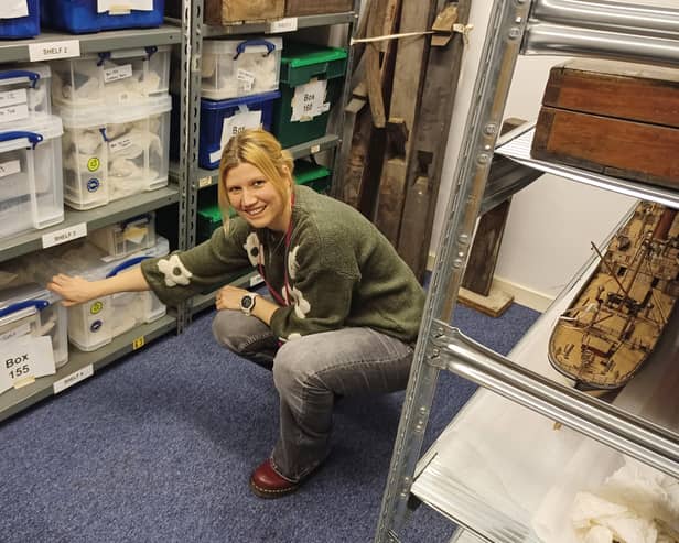 Anneke Hackenbroich from Germany is unearthing hidden stories in the museum’s stores.
