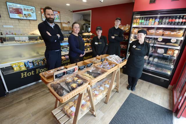 Dicksons staff inside the new Hedworth store. 
