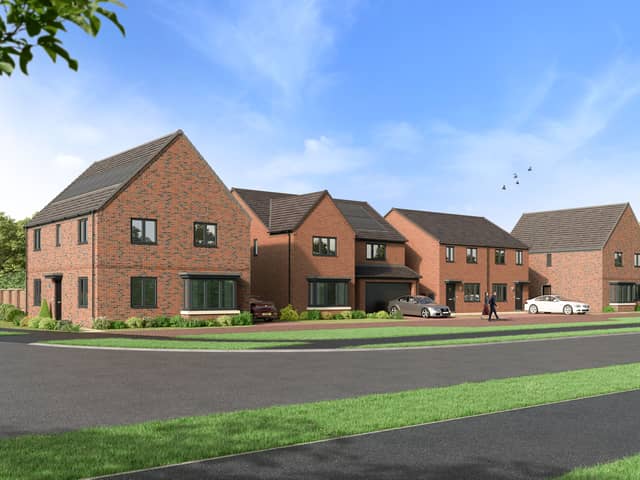 How some of the homes in Seaham Garden Village will look