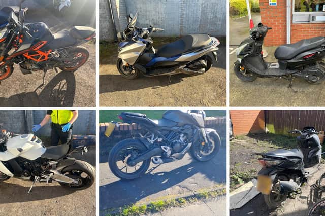 Two arrests and ten bikes seized in crackdown on motorcycle crime in ...