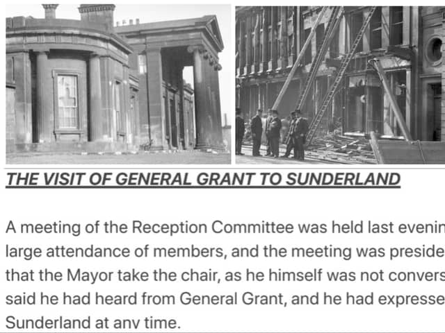 Sunderland's preparations for the visit of famous US hero Ulysses S Grant.