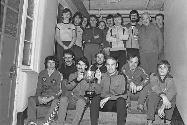 Members of Sunderland Harriers in an Echo archive team photo.