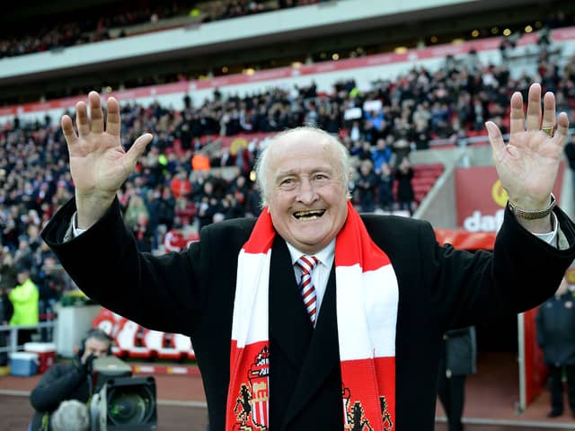 Charlie Hurley on his last visit to the Stadium of Light