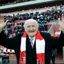Charlie Hurley on his last visit to the Stadium of Light