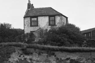 A close-up on the cottage as it looked in 1949.