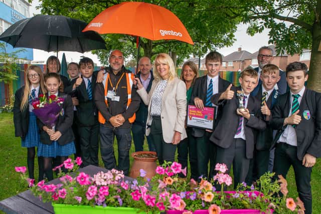 Winners of the Best School Garden Award 2023, Farringdon Community Academy.