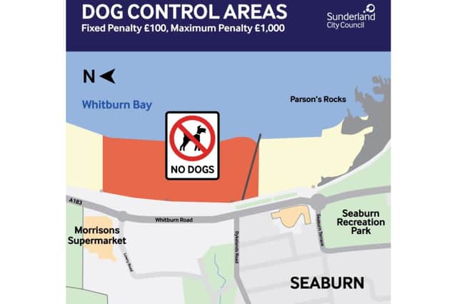 The Seaburn dog exclusion zone
