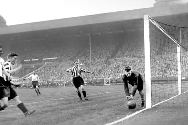 Action from Sunderland's 1937 FA Cup Final against Preston.