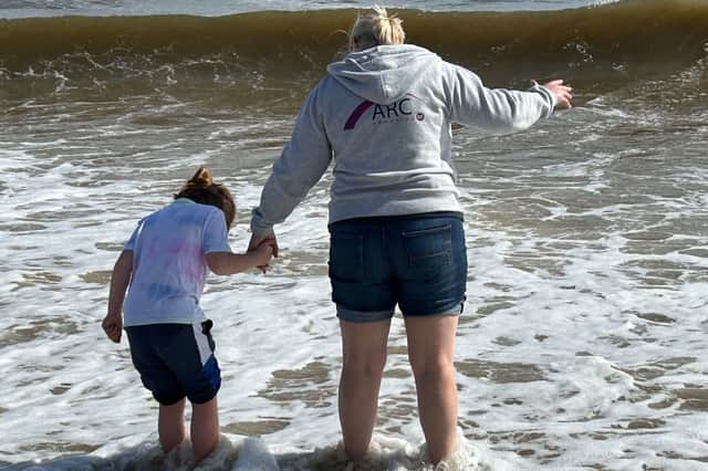 Families enjoyed a day of celebration at Roker Beach. 
