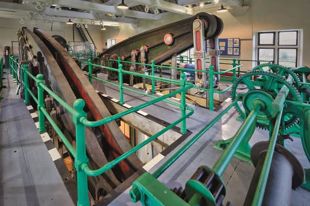 The main pump beams at Ryhope Engines Museum.