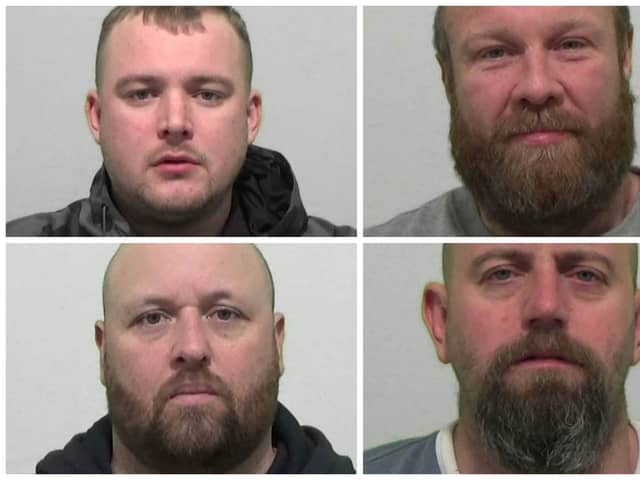 They all appeared at Newcastle Crown court unless otherwise stated.