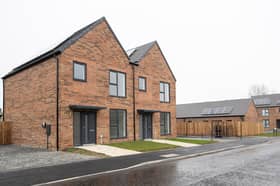 New homes at Crosstree Park in Downhill.