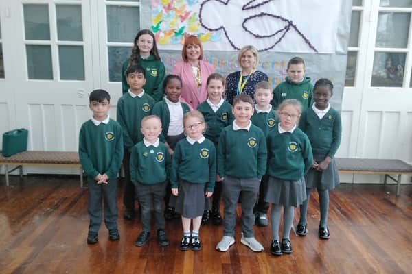 Staff and children at St Patrick’s Catholic Primary School have been celebrating their good Ofsted report.