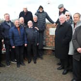 Former players gathered at the Heaven Branch’s plaque unveiling outside the Stadium of Light's in February 2023.