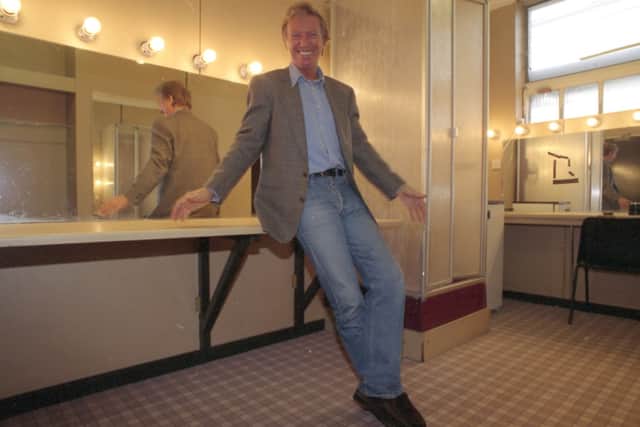 Tommy Steele in his Empire Theatre dressing room in 1993.