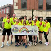 Teachers from Dubmire Primary Academy at the end of the Sunderland 10k run. 