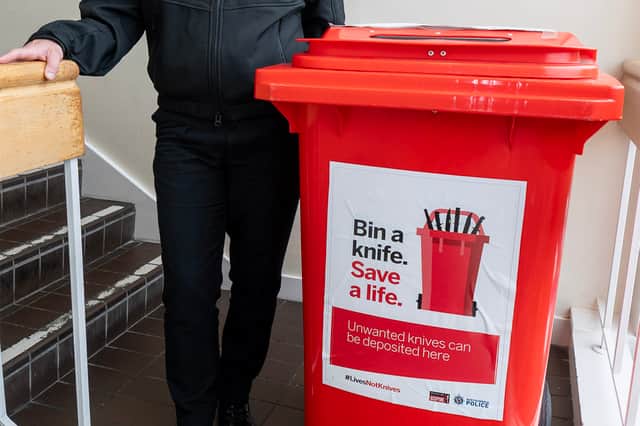 The message on the surrender bin says it all.