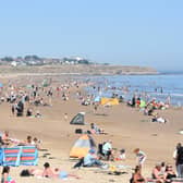 Crowds enjoy summer sun at Seaburn beach