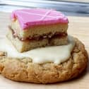 This delicious Muller's pink slice atop a crumbly biscuit is excellent 'scran', but the term is apparently dying out.
