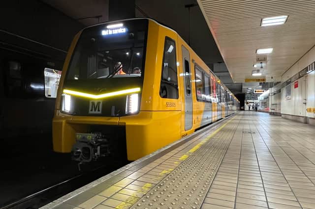 A series of operational and safety tests were being run on the new trains.