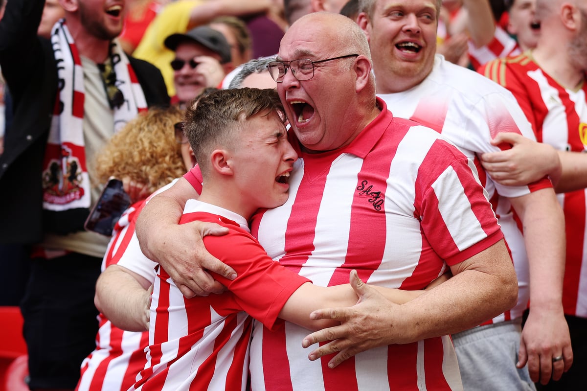38 stunning photos of Sunderland fans at Wembley two years on from play-off final win - gallery