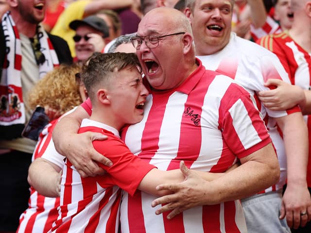 Sunderland fans celebrate 