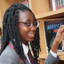 Sarah Dada, 13, took on the 'readathon' challenge to raise money for the charity Christian Aid.
